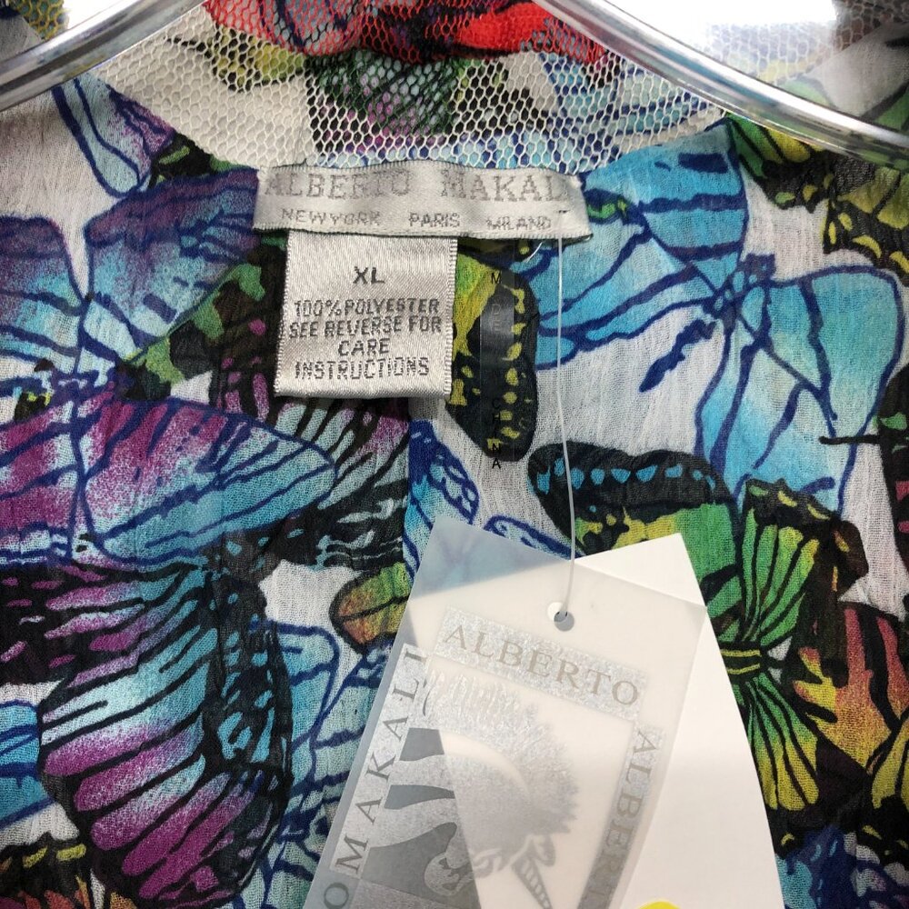 Alberto Makali Print Blazer Ladies Size XL NWT   ** 1024 - Picture 3 of 6